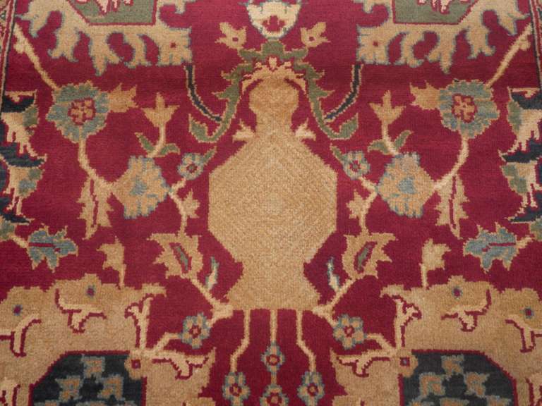 Handmade Indo Agra Design 3.11x6.2
