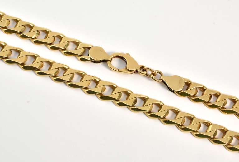 Heavy 14k Standard Link Necklace