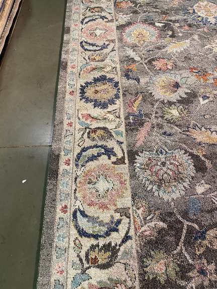 Stunning Vintage Repro Design Rug 8x11
