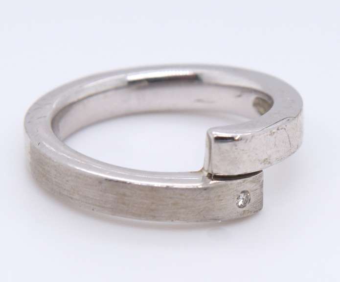 Sterling Silver Cubic Zirconia Band