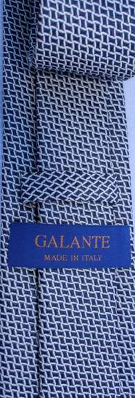Fine Quality Italian Hand Made Silk Tie By Galante