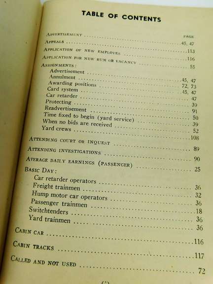 1943 PA Railroad Rules Book