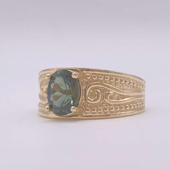 14kt Solid Yellow Gold Cocktail Ring