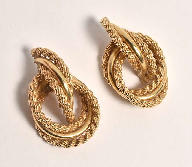 Fancy 14k Post Earrings