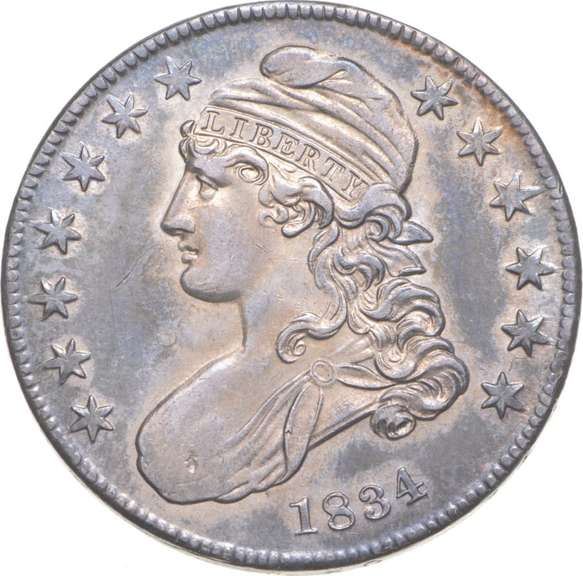 1834 Capped Bust Half Dollar - O-116