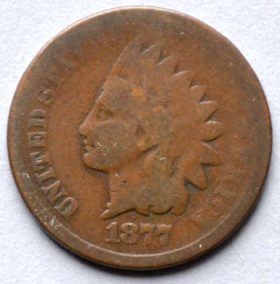 1877 Key Date Indian Cent