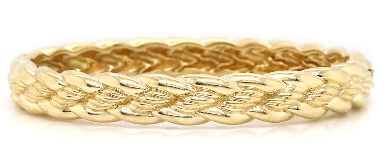 David Yurman Polished Woven Bangle Bracelet