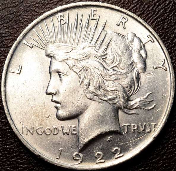 1922 Peace Dollar BU