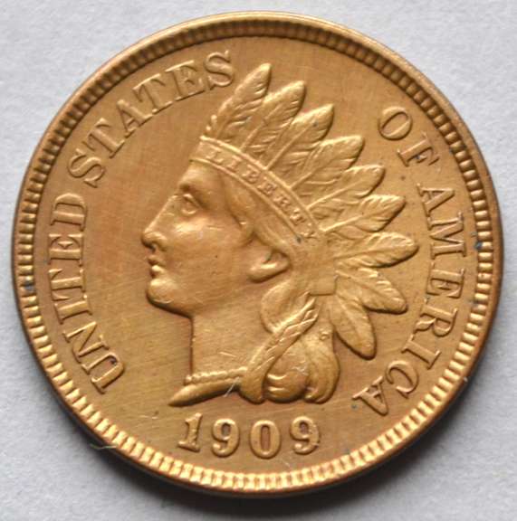 1909 S Key Date AU Indian Cent