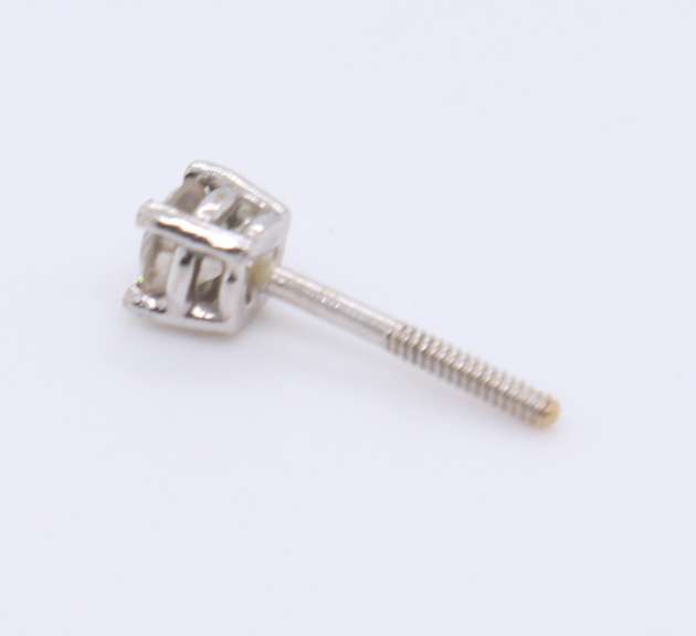 Cute White Gold Single Diamond Sud