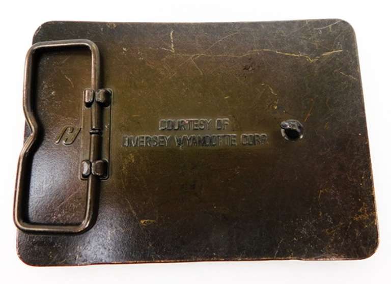 Vintage Hershey Milk Big Belt Buckle