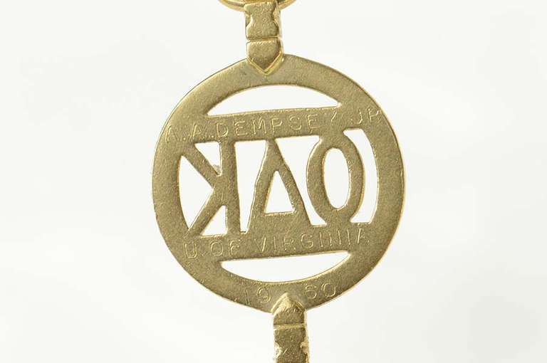 10K Yellow Gold Omicron Delta Kappa Leader Honor Society Charm/Pendant