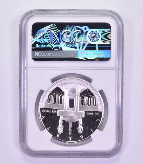 Error PF69 UCAM 1984-S Los Angeles Olympics REV Struck Thru Graded NGC