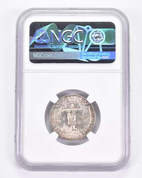 MS65 1954 Washington Quarter - Graded NGC Toned!