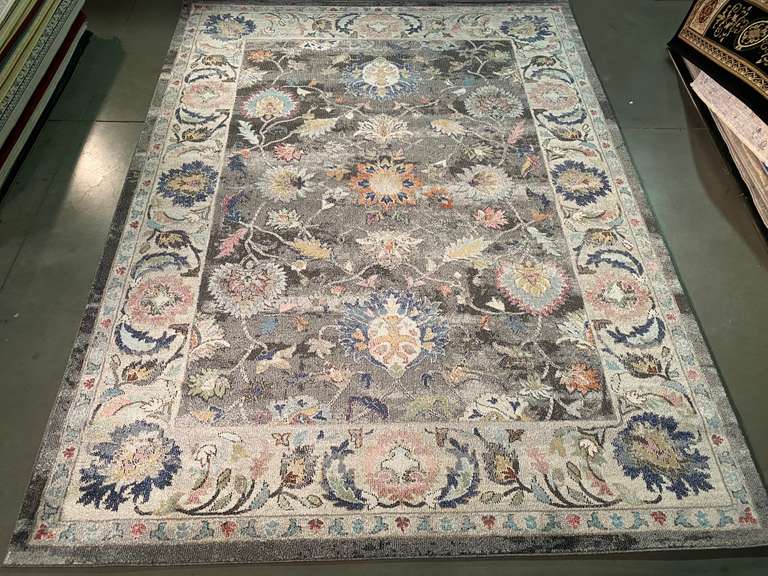 Stunning Vintage Repro Design Rug 8x11