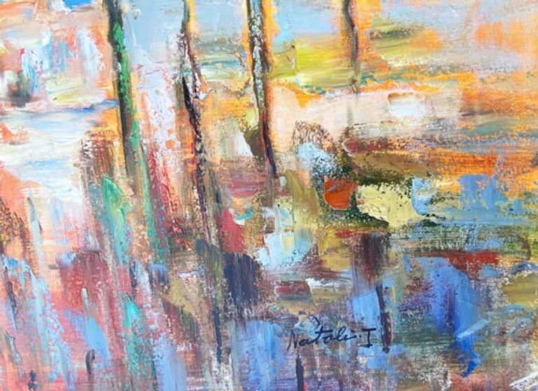 ONE OF A KIND BEAUTIFUL PAINTING ON CANVAS