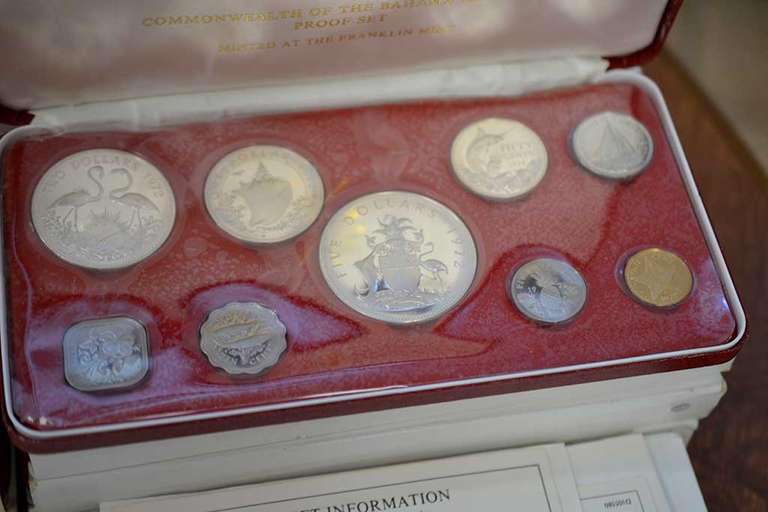 Lot Of 12 Commonwealth Of The Bahamas Proof Sets, 1972, 1973, 1974. 4 Of Each.