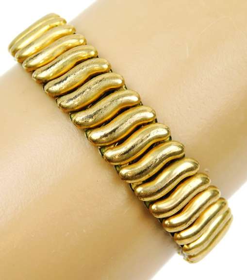 Vintage Gold-Filled Sweetheart Expansion Bracelet