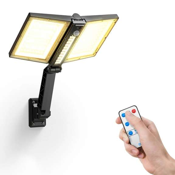 Waterproof Foldable Adjustable Angle Solar Spotlight