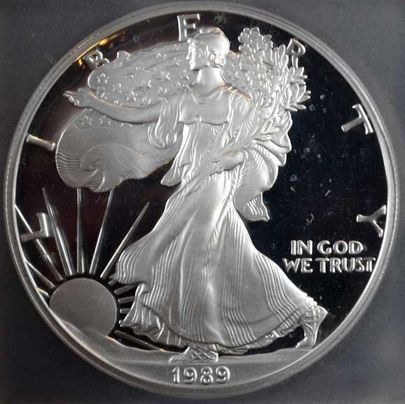 1989-S Proof Silver Eagle ICG PR70 DCAM