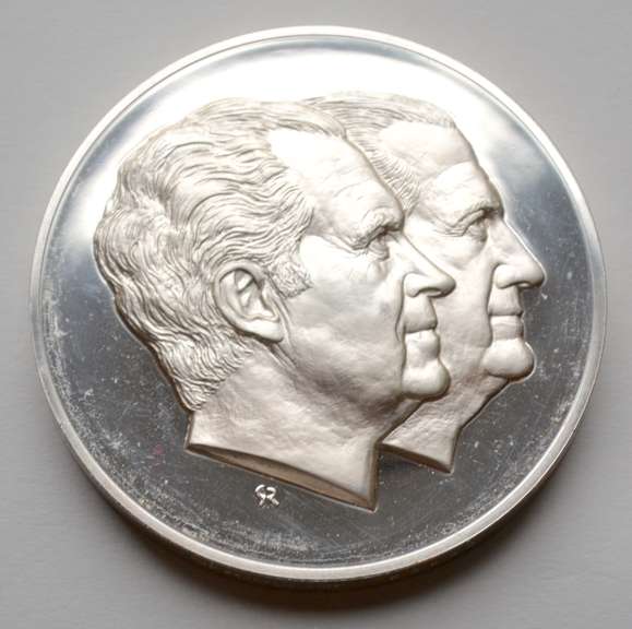 1973 Nixon Agnew Presidential Silver Proof  Inaugural Medal