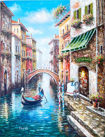 BEAUTIFUL HAND PAINTED OIL PAINTING ON CANVAS