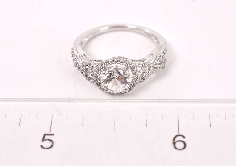 Sparkling CZ Ring in Sterling Silver