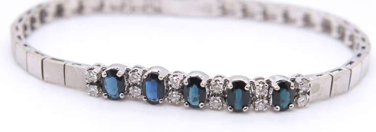 Incredible 18kt Sapphire and Diamond Bracelet