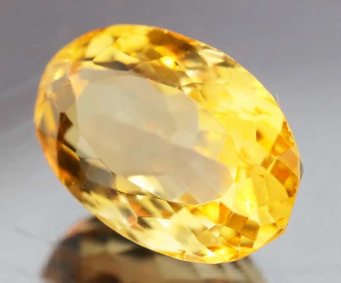 Brilliant! 9ct top golden unheated Citrine