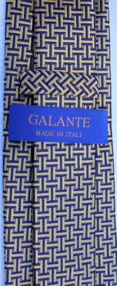 Fine Quality Italian Hand Made Silk Tie By Galante