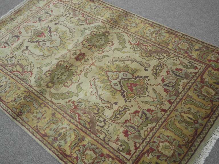 Handmade Indo Khorasan Design 4.1x6.7