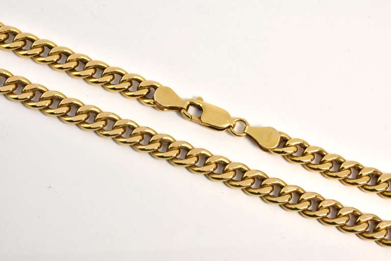 Nice 14k Standard Link Necklace
