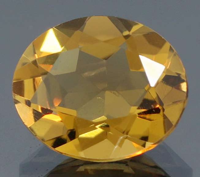 Rich 3.85ct 10x12mm golden Citrine