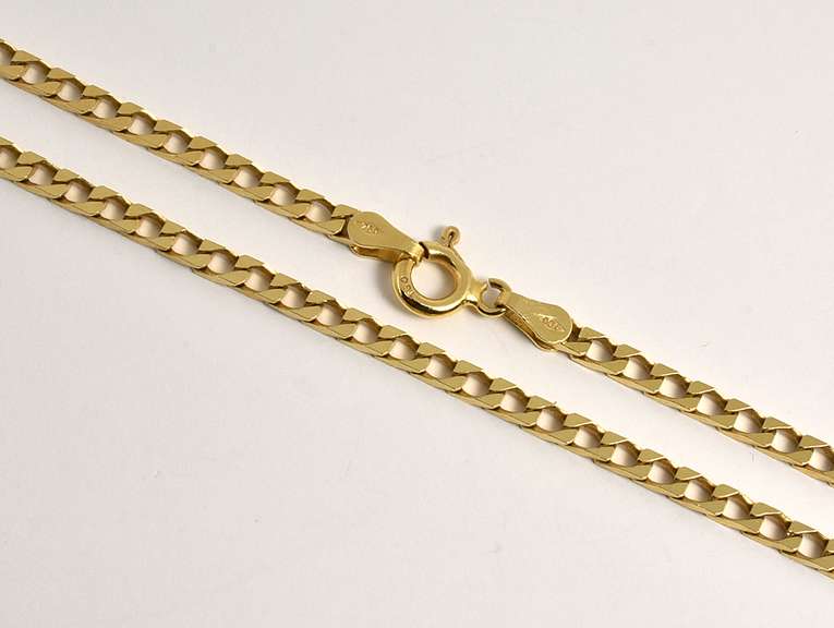 Useful 18k Standard Link Necklace