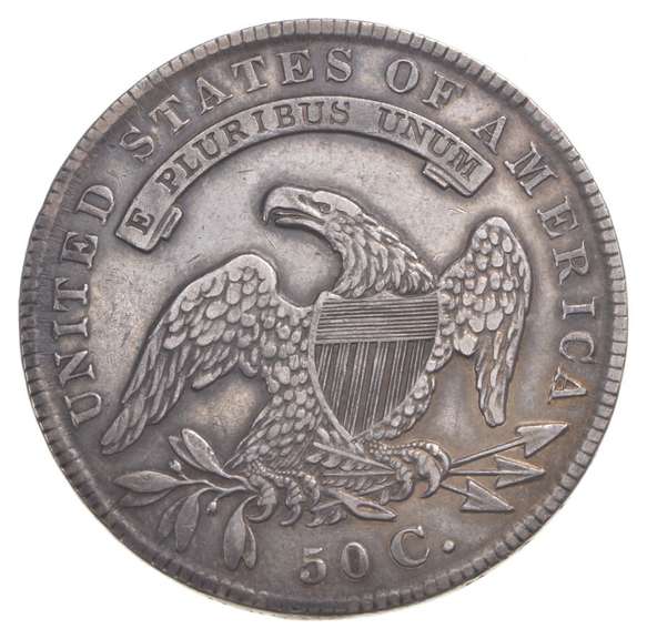 1836 Capped Bust Half Dollar - Lettered Edge