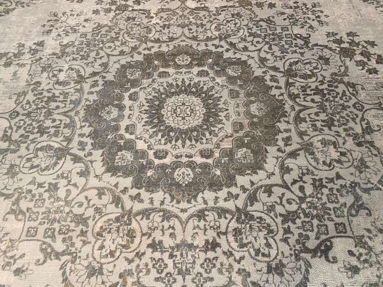 MARVELOUS VINTAGE REPRO DESIGN RUG 8X11