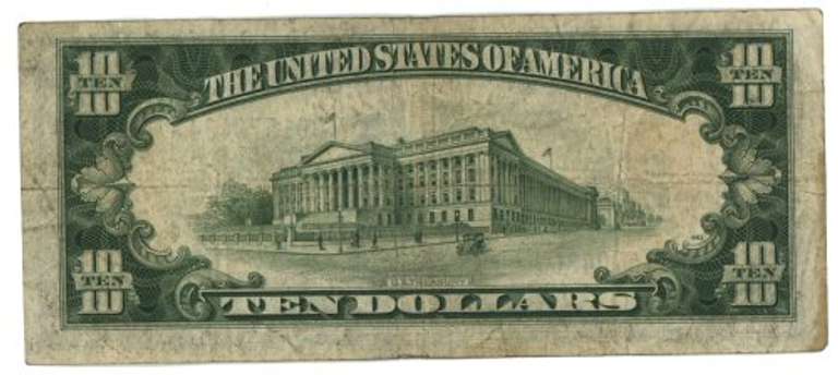 Nice 1934-A Series North Africa $10 Silver Certificate notes