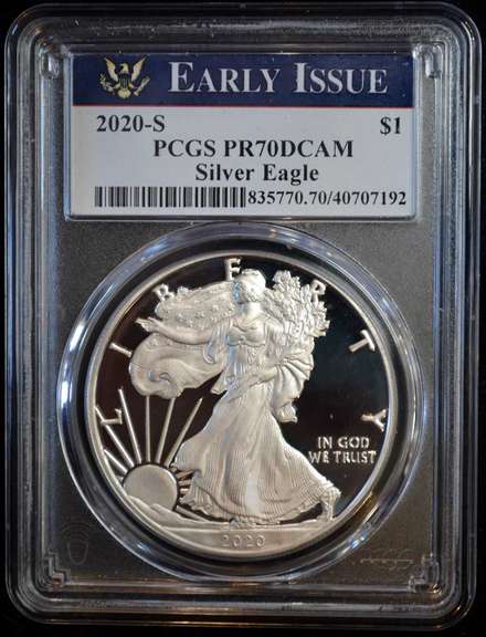 2020-S PCGS Proof American Silver Eagle PR70DCAM Early Issue