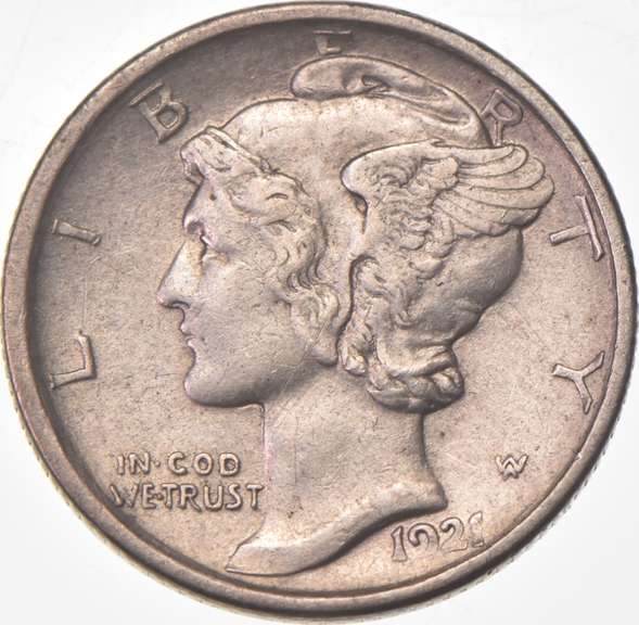 1921-D Mercury Dime