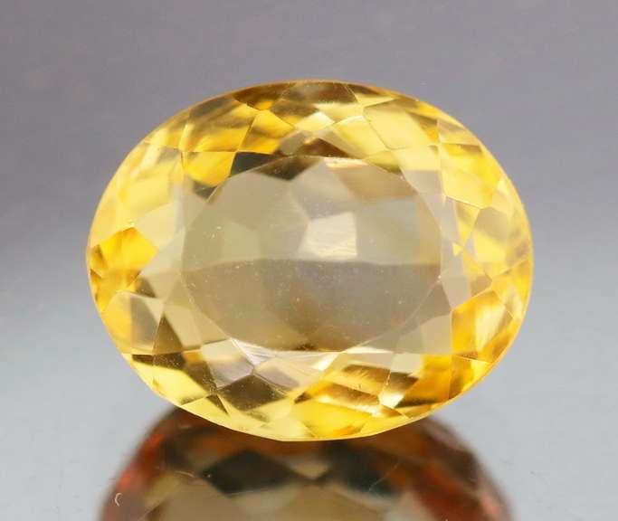 Amazing 7.34ct golden orange unheated Citrine