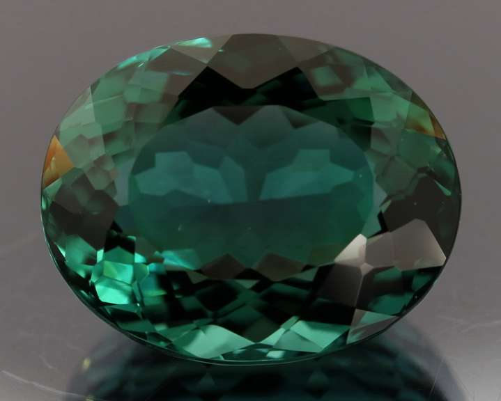 Designer 30.74ct blue green Hydrothermal Quartz