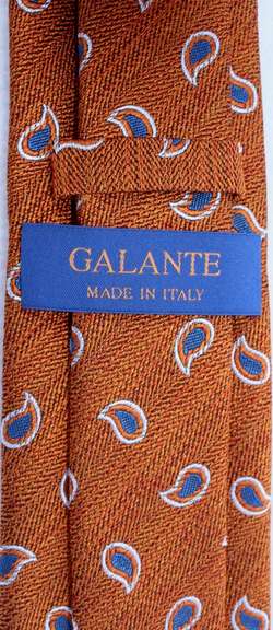 Fine Quality Italian Hand Made Silk Tie By Galante