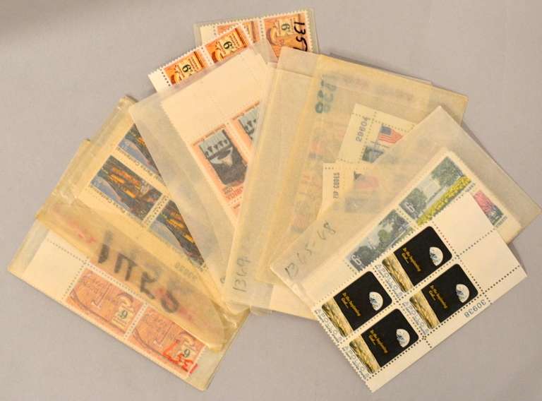 80 6 Cent Mint US Plate Blocks