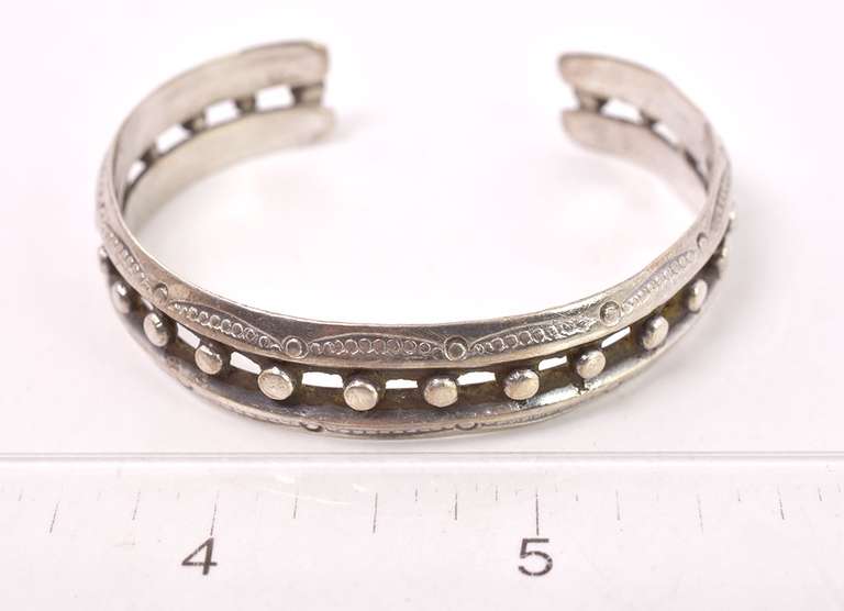 Heavy Bracelet in Sterling Silver