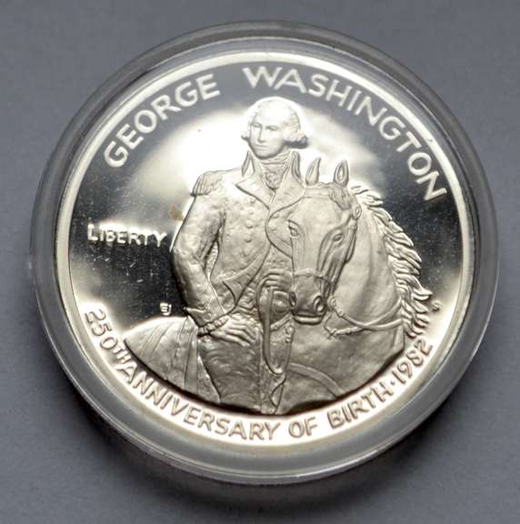 5 Washington 1982 Proof Comm Halves