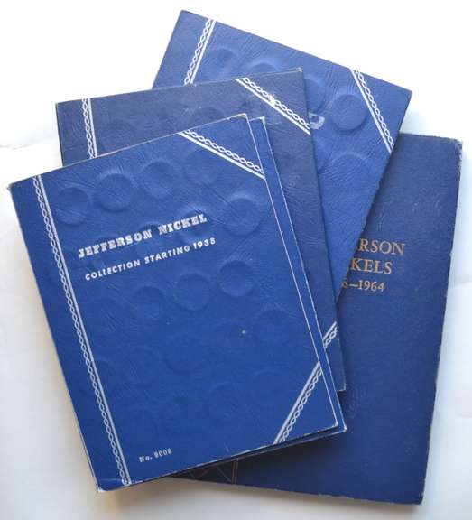 3 Complete Sets Jefferson Nickels 1938-1961