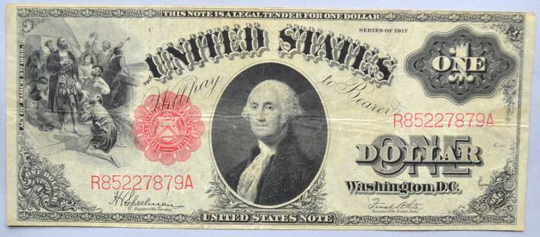 $ 1 Series of 1917 US Note