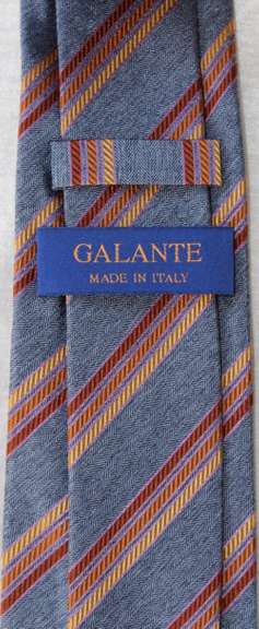Fine Quality Italian Hand Made Silk Tie By Galante