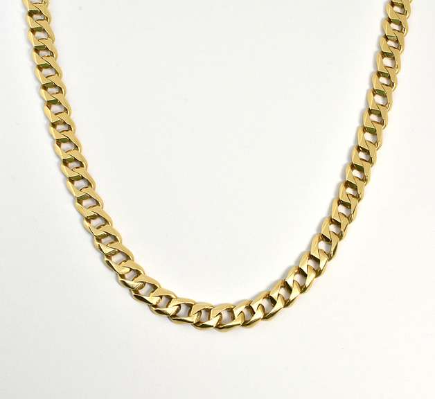 Heavy 14k Standard Link Necklace