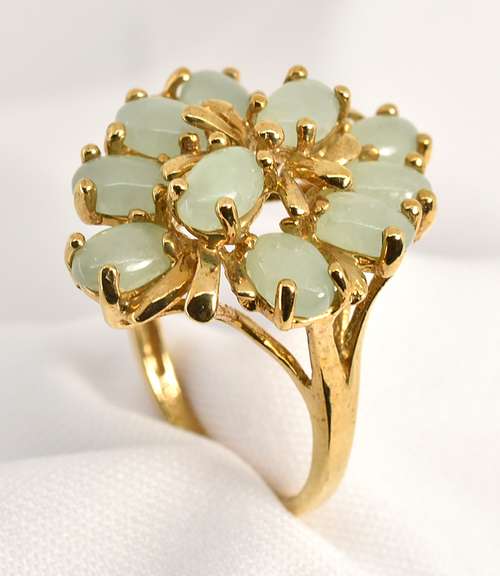 Contemporary Jade Ring